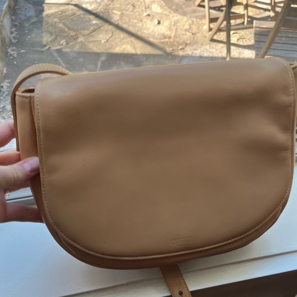 Esperos Tan Leather Women's Bag